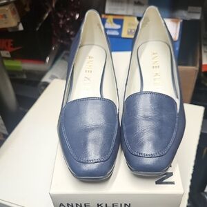 Anne Klein Navy Blue Flats